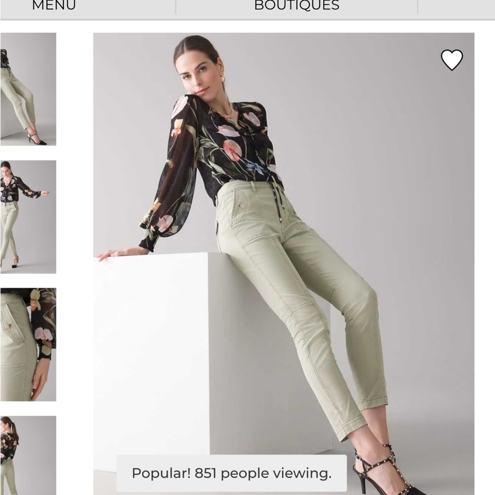 WHBM Pret a Jet pants size 2